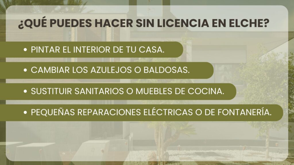 remodelaciones sin licencia en elche