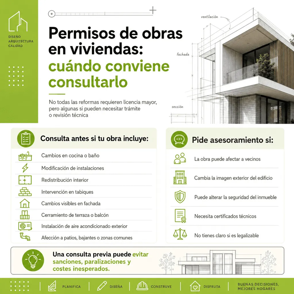 Permisos de obras en viviendas cuándo conviene consultarlo