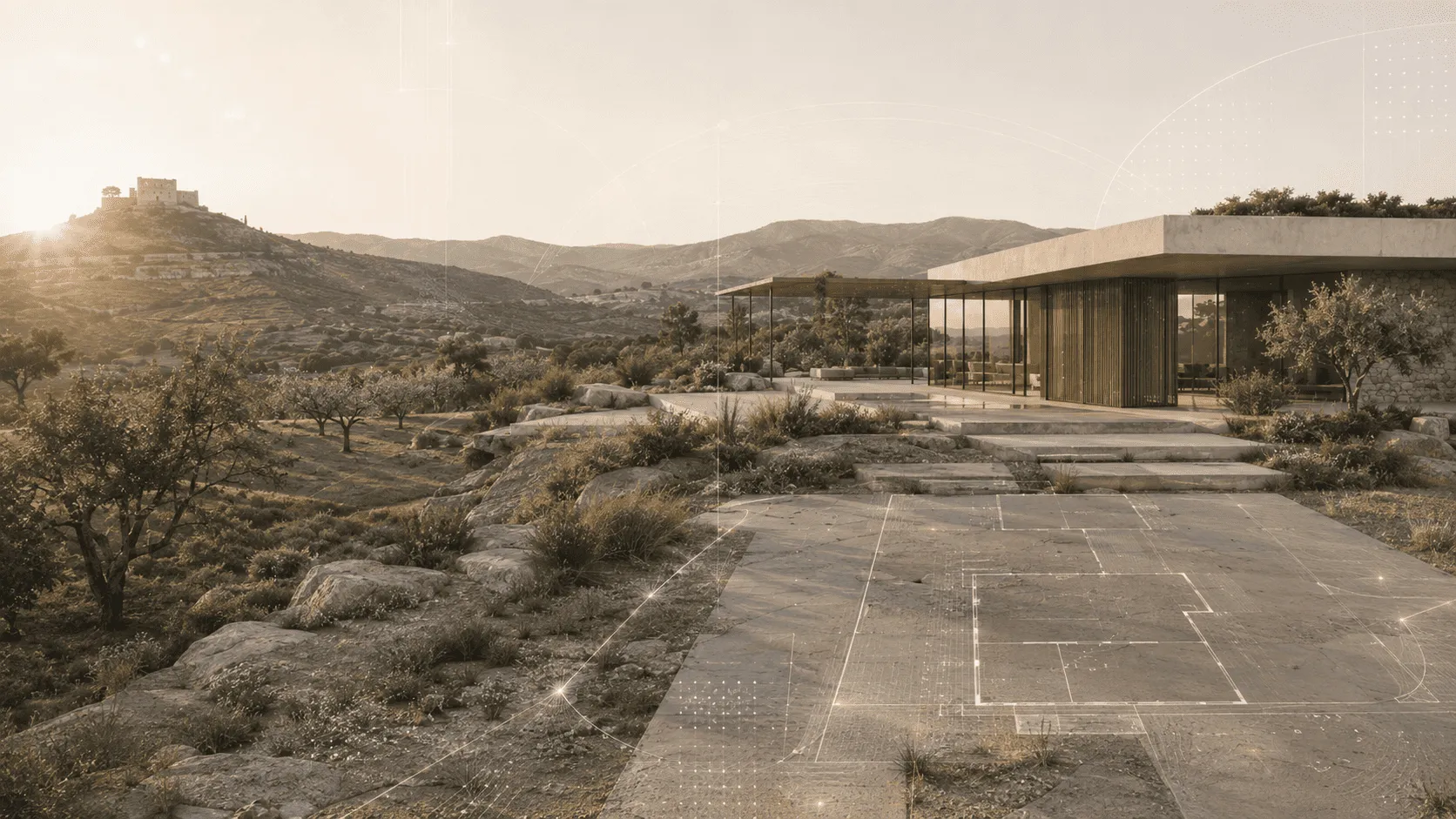 Arquitectura contemporánea y paisaje de Castalla