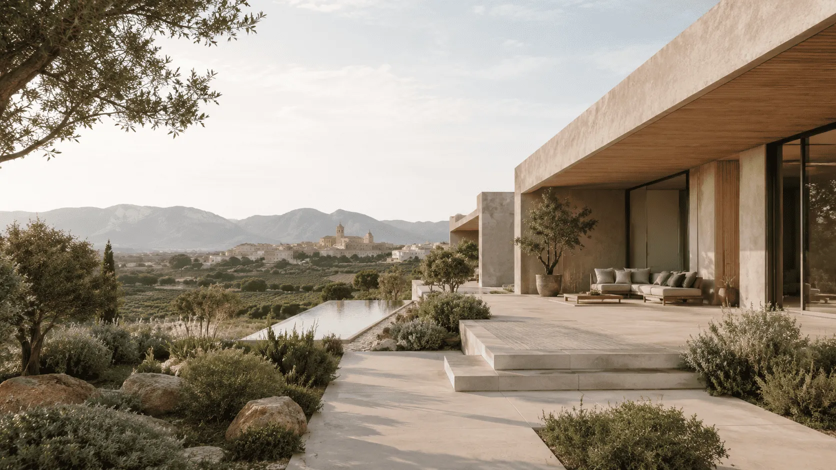Arquitectura contemporánea y paisaje de Novelda