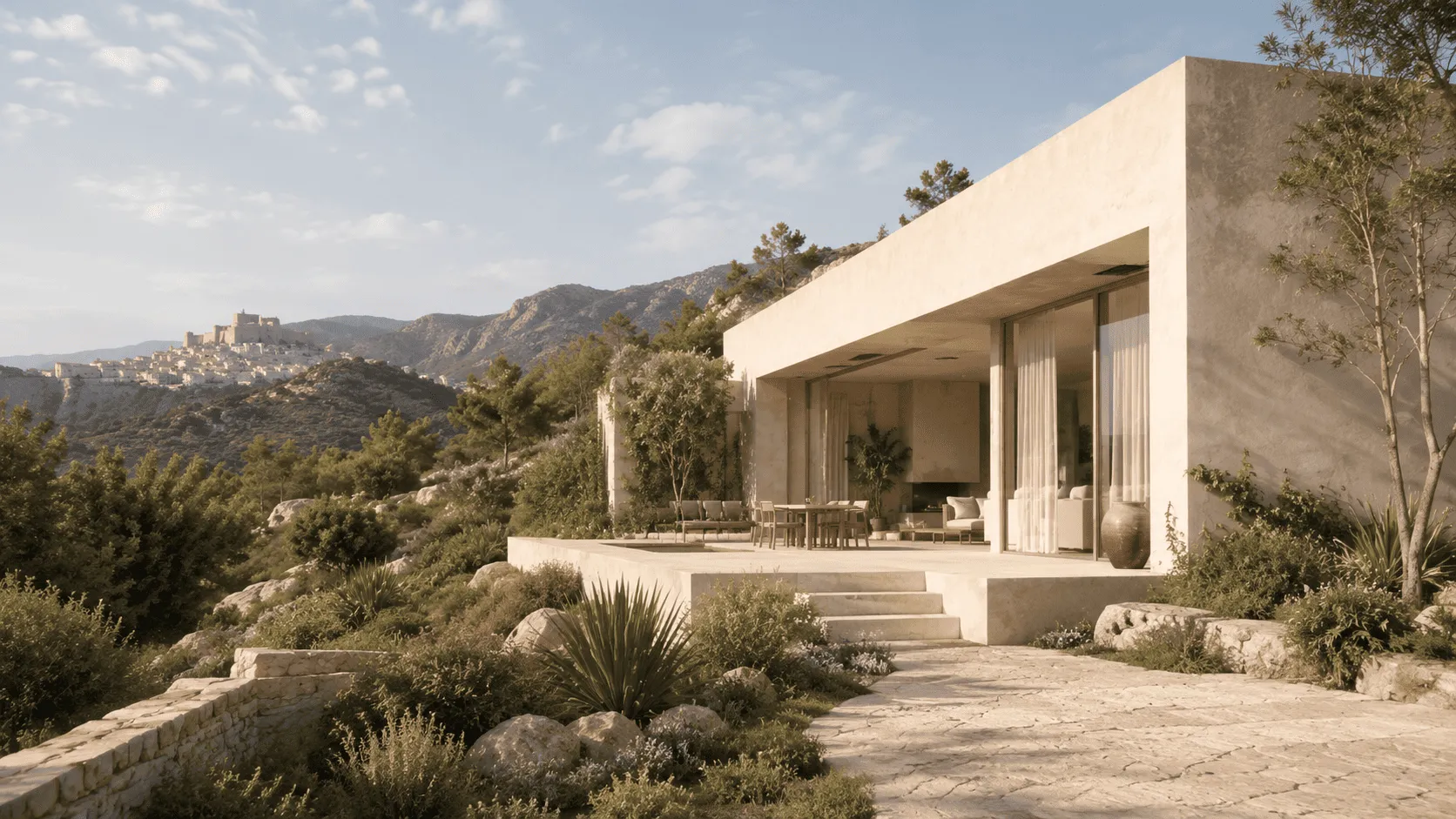 Arquitectura contemporánea y paisaje de Petrer